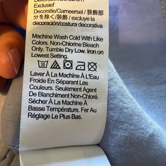 NWT J Crew Linen Daydream Dress in French Blue size S Petite - Picture 12 of 12